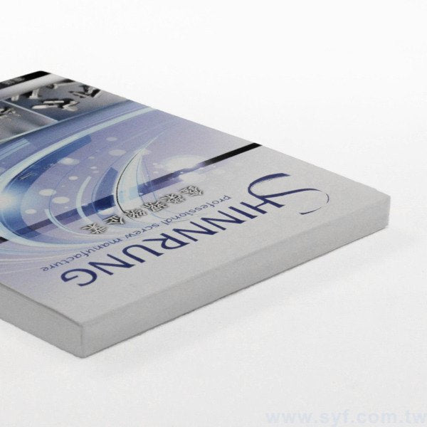 A7便條紙-7x9.5桌面便條紙-彩色封面未上光-訂製創意便條紙