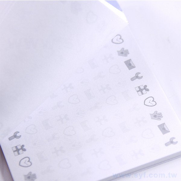 A7便條紙-彩色封面上光印刷-7x9.5桌面便條紙-訂製創意便條紙