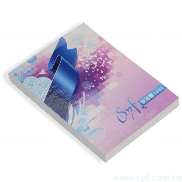 A7便條紙-彩色封面上光印刷-7x9.5桌面便條紙-訂製創意便條紙