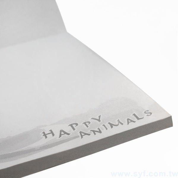 A7便條紙-彩色封面上亮膜-10x14桌面便條紙-訂製創意便條紙