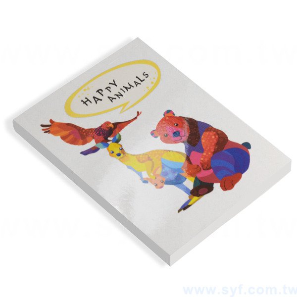 A7便條紙-彩色封面上亮膜-10x14桌面便條紙-訂製創意便條紙