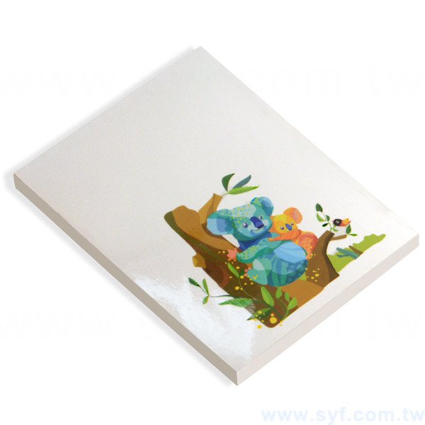 A7便條紙-彩色封面上亮膜-10x14桌面便條紙-訂製創意便條紙