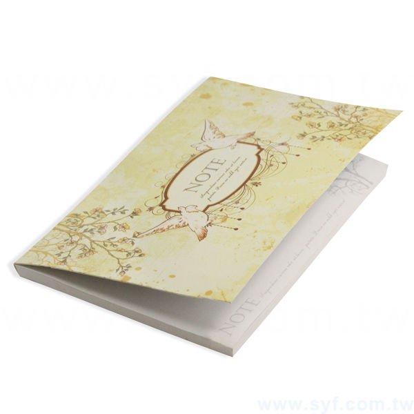 A7便條紙-彩色封面未上光-10x14桌面便條紙-訂製創意便條紙