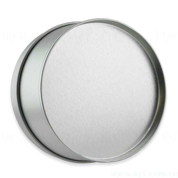 開窗扁圓盒-馬口鐵禮物盒-可加印LOGO或刻字