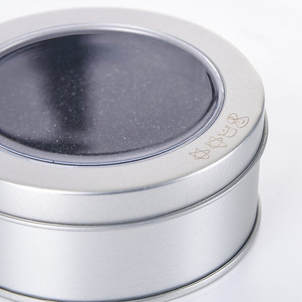 開窗扁圓盒-馬口鐵禮物盒-可加印LOGO或刻字