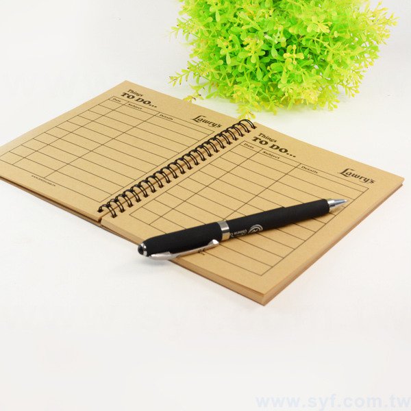 環裝牛皮紙筆記本/記事本