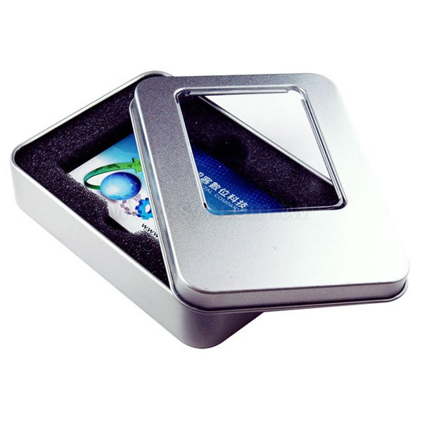 開窗方盒-馬口鐵禮物盒-可加印LOGO或刻字