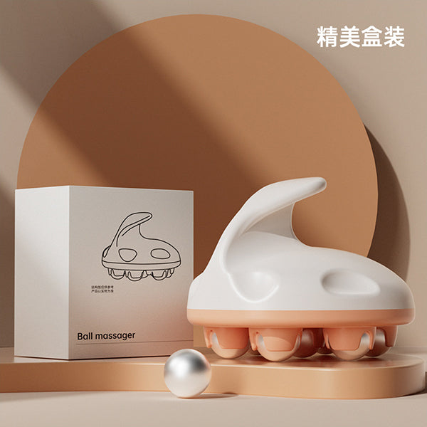 滾珠揉腹部按摩器