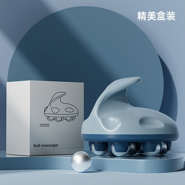 滾珠揉腹部按摩器