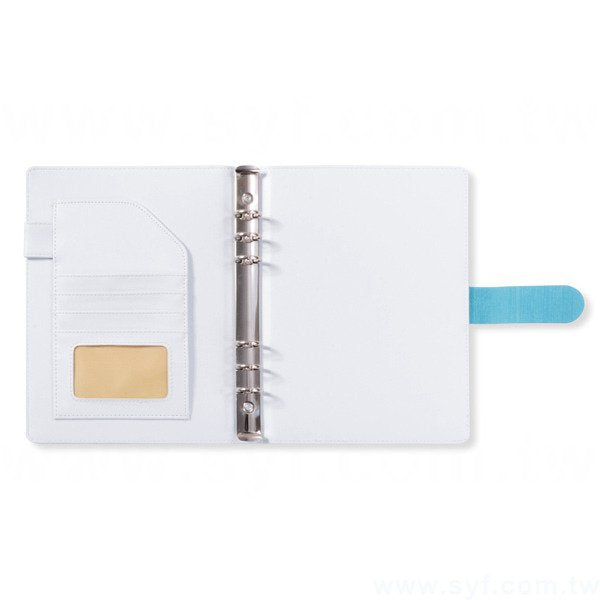 極簡壓紋工商日誌-磁扣式活頁筆記本-可訂製內頁及客製化加印LOGO