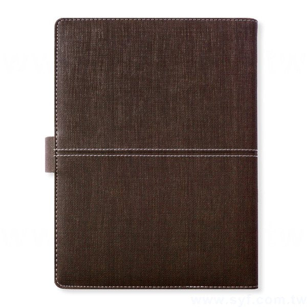 極簡壓紋工商日誌-磁扣式活頁筆記本-可訂製內頁及客製化加印LOGO