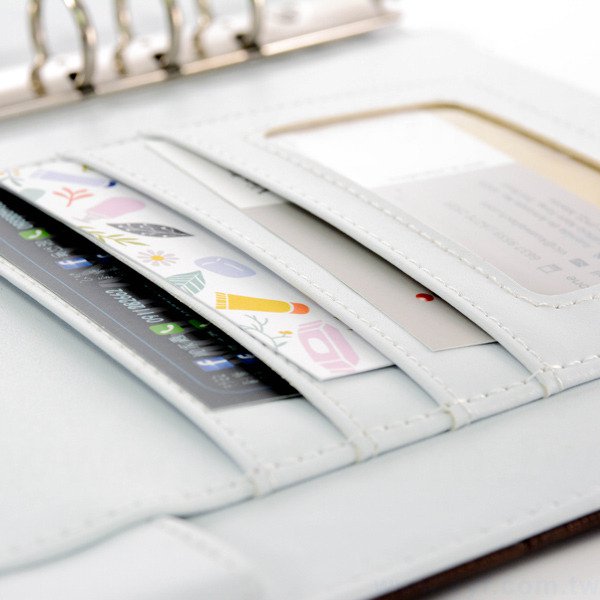 極簡壓紋工商日誌-磁扣式活頁筆記本-可訂製內頁及客製化加印LOGO