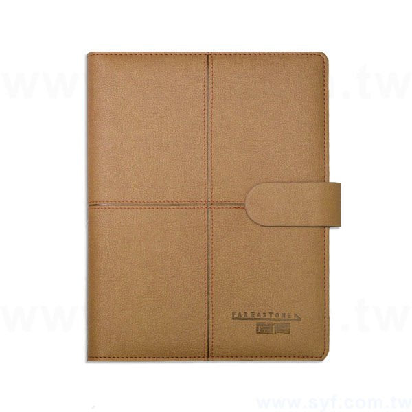 時尚簡約工商日誌-磁扣式活頁筆記本-可訂製內頁及客製化加印LOGO