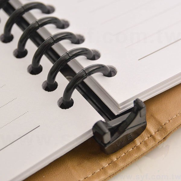 時尚簡約工商日誌-磁扣式活頁筆記本-可訂製內頁及客製化加印LOGO