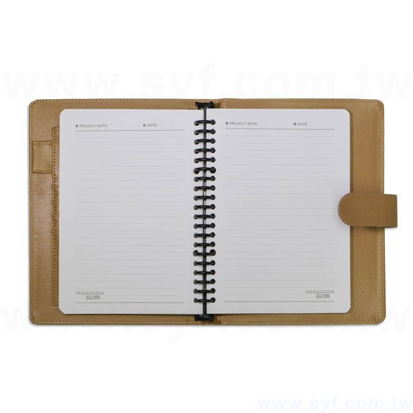 時尚簡約工商日誌-磁扣式活頁筆記本-可訂製內頁及客製化加印LOGO