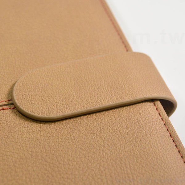 時尚簡約工商日誌-磁扣式活頁筆記本-可訂製內頁及客製化加印LOGO