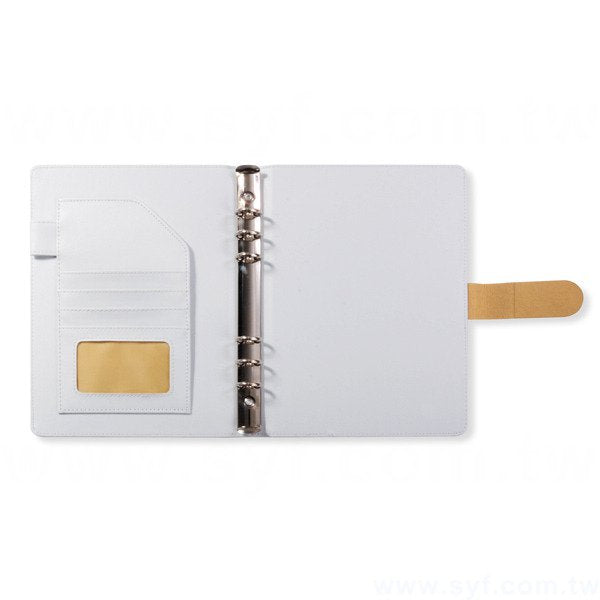 時尚簡約工商日誌-磁扣式活頁筆記本-可訂製內頁及客製化加印LOGO