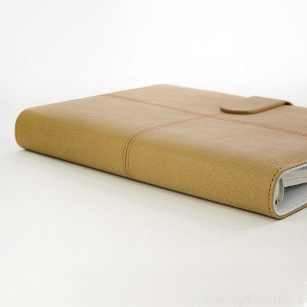 時尚簡約工商日誌-翻開式活頁筆記本-可訂製內頁及客製化加印LOGO