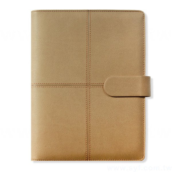 時尚簡約工商日誌-磁扣式活頁筆記本-可訂製內頁及客製化加印LOGO