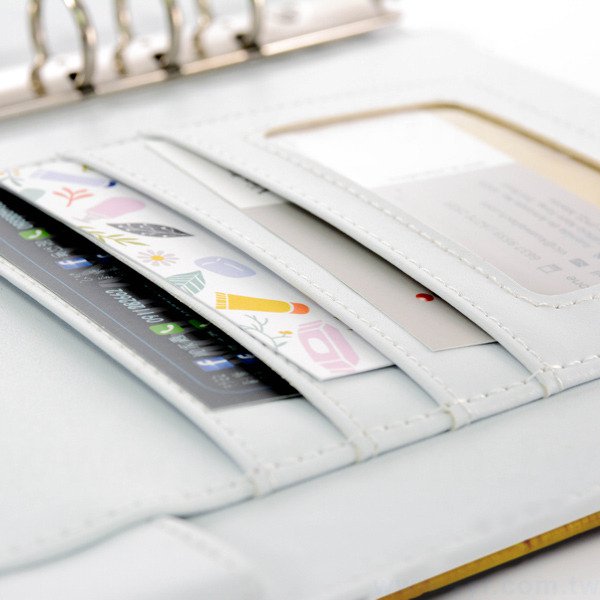 時尚簡約工商日誌-磁扣式活頁筆記本-可訂製內頁及客製化加印LOGO