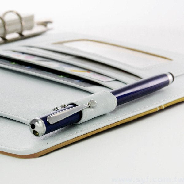 時尚簡約工商日誌-磁扣式活頁筆記本-可訂製內頁及客製化加印LOGO