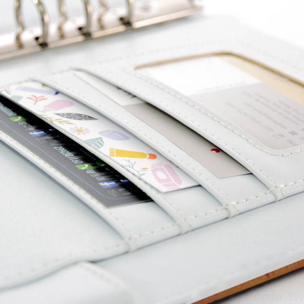 時尚簡約工商日誌-翻開式活頁筆記本-可訂製內頁及客製化加印LOGO