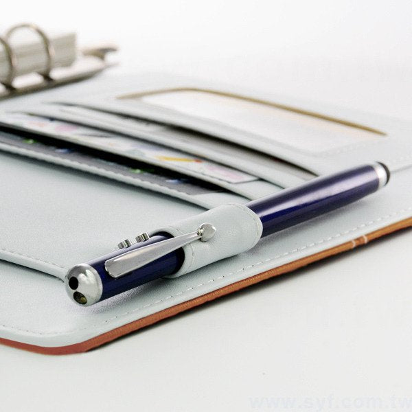 時尚簡約工商日誌-翻開式活頁筆記本-可訂製內頁及客製化加印LOGO