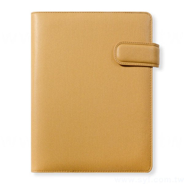 時尚簡約工商日誌-磁扣式活頁筆記本-可訂製內頁及客製化加印LOGO