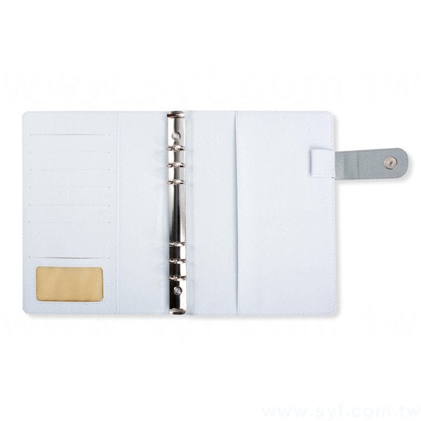 時尚簡約工商日誌-磁扣式活頁筆記本-可訂製內頁及客製化加印LOGO