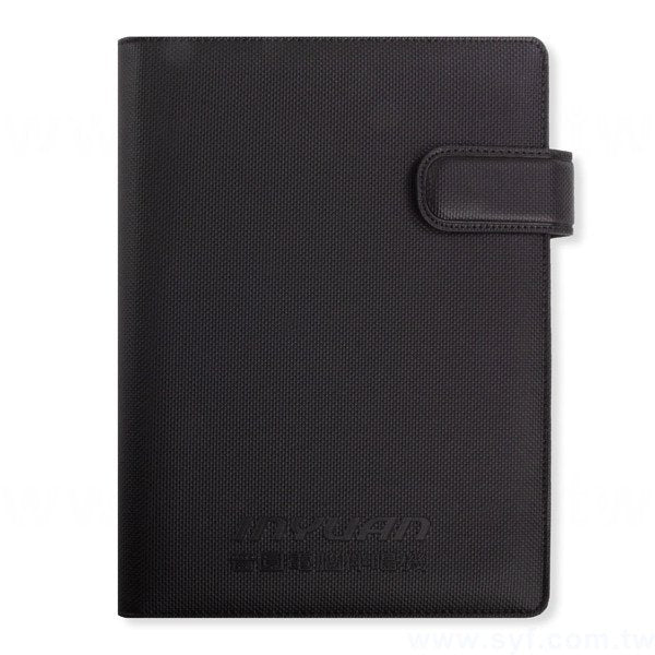 紳士簡約工商日誌-磁扣式活頁筆記本-可訂製內頁及客製化加印LOGO