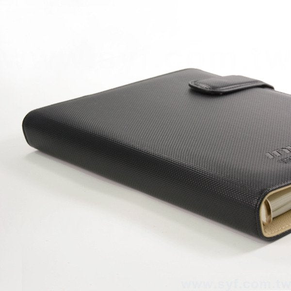 紳士簡約工商日誌-磁扣式活頁筆記本-可訂製內頁及客製化加印LOGO