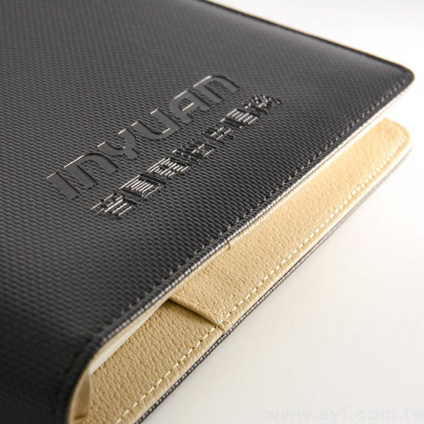 紳士簡約工商日誌-磁扣式活頁筆記本-可訂製內頁及客製化加印LOGO