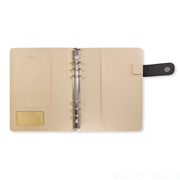 紳士簡約工商日誌-磁扣式活頁筆記本-可訂製內頁及客製化加印LOGO