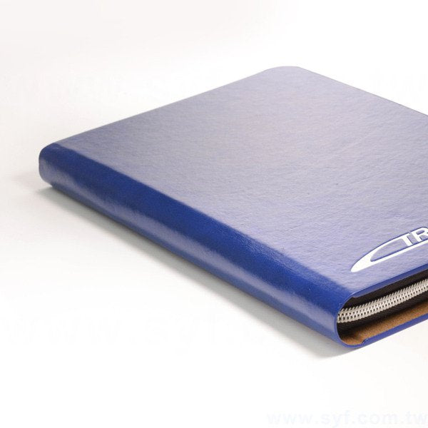 極簡典雅工商日誌-拉鍊包活頁筆記本-可訂製內頁及客製化加印LOGO