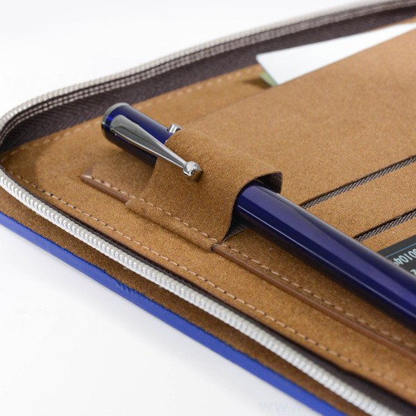 極簡典雅工商日誌-拉鍊包活頁筆記本-可訂製內頁及客製化加印LOGO