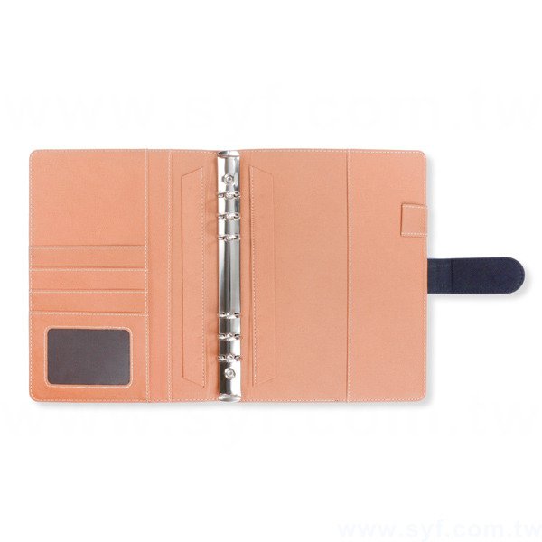 英倫經典工商日誌-磁扣式活頁筆記本-可訂製內頁及客製化加印LOGO