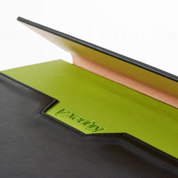 活潑跳色工商日誌-三折式磁扣活頁筆記本-可訂製內頁及客製化加印LOGO