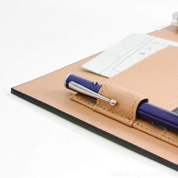 活潑跳色工商日誌-三折式磁扣活頁筆記本-可訂製內頁及客製化加印LOGO