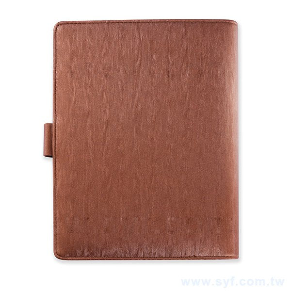 極簡壓紋工商日誌-磁扣式活頁筆記本