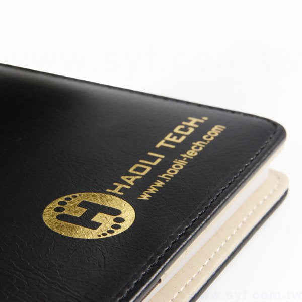 紳士簡約工商日誌-磁扣式平裝萬用手冊-可訂製內頁及客製化加印LOGO