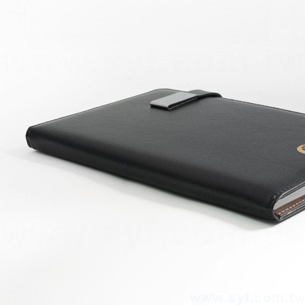 紳士簡約工商日誌-磁扣式平裝萬用手冊-可訂製內頁及客製化加印LOGO