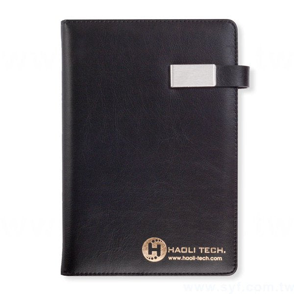 紳士簡約工商日誌-磁扣式平裝萬用手冊-可訂製內頁及客製化加印LOGO