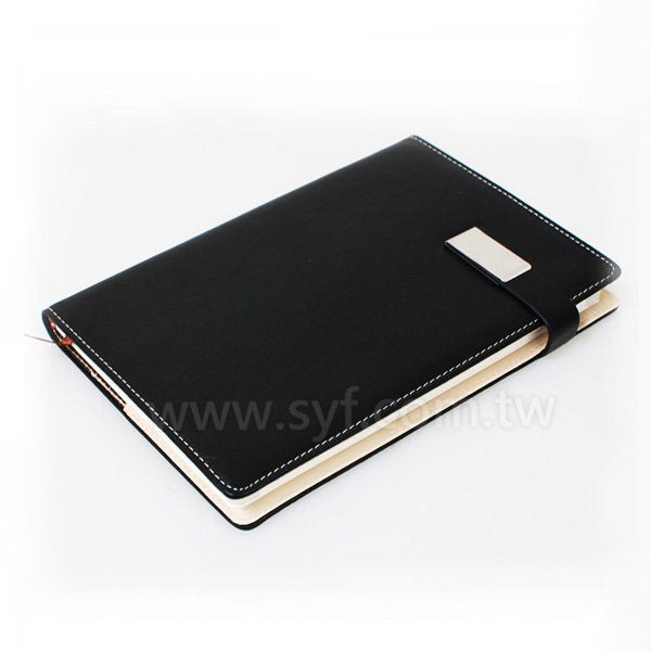 紳士簡約工商日誌-磁扣式平裝萬用手冊-可訂製內頁及客製化加印LOGO