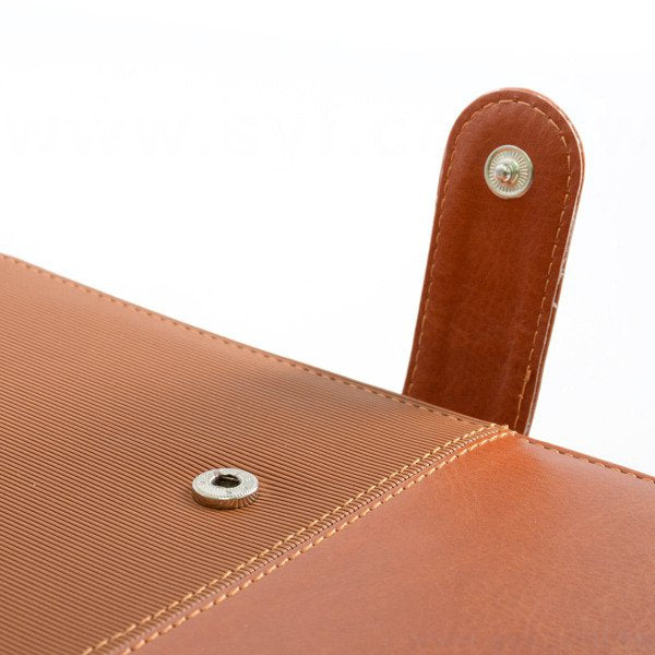 經典拼接工商日誌-子母扣式活頁筆記本-可訂製內頁及客製化加印LOGO