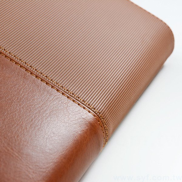 經典拼接工商日誌-子母扣式活頁筆記本-可訂製內頁及客製化加印LOGO