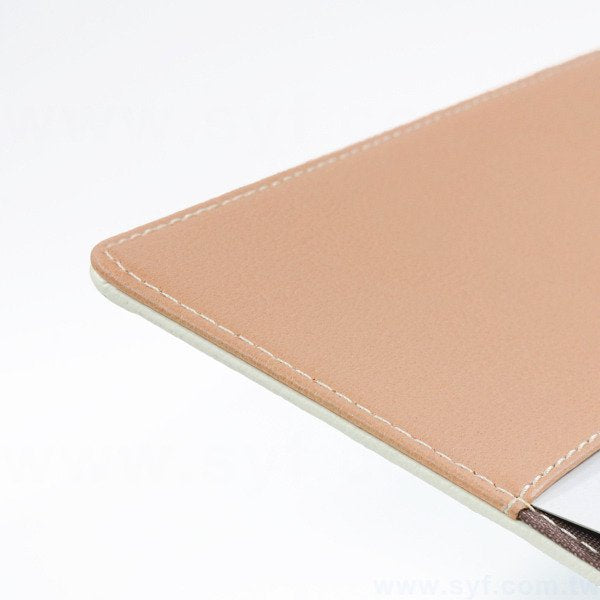 經典皮紋工商日誌-翻開式平裝萬用手冊-可訂製內頁及客製化加印LOGO