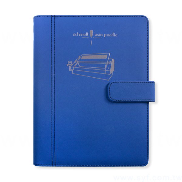 清新亮彩活頁工商日誌-磁扣式活頁筆記本-可訂製內頁及客製化加印LOGO