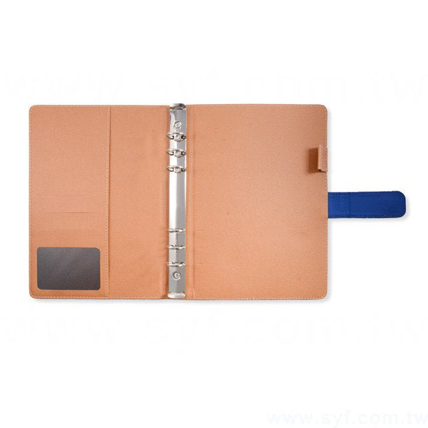 清新亮彩活頁工商日誌-磁扣式活頁筆記本-可訂製內頁及客製化加印LOGO
