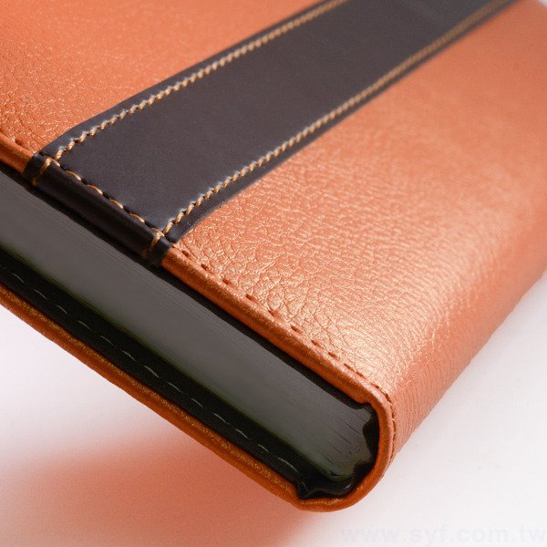 英倫經典工商日誌-翻開式平裝萬用手冊-可訂製內頁及客製化加印LOGO