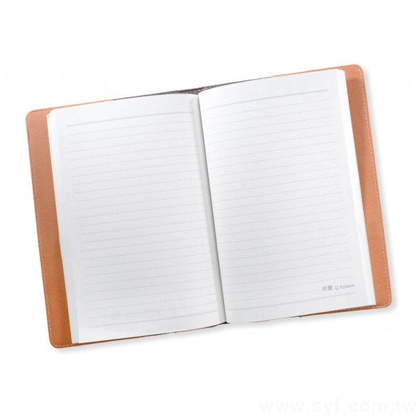 英倫經典工商日誌-翻開式平裝萬用手冊-可訂製內頁及客製化加印LOGO